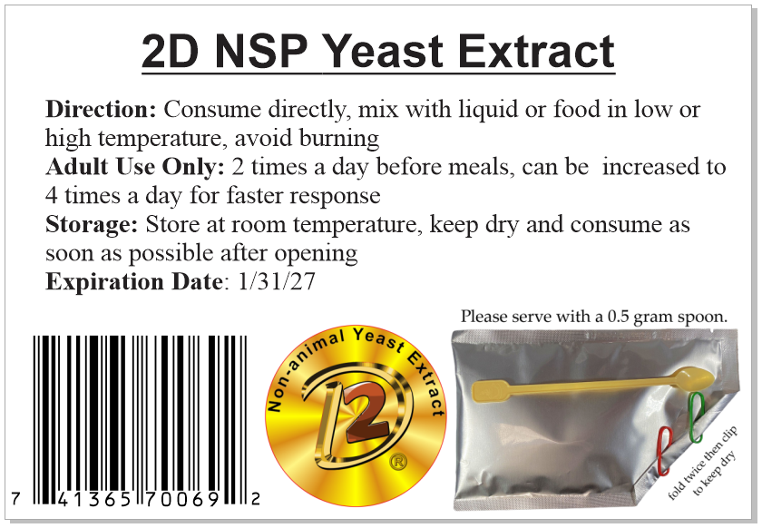 2D NSP Yeast Extract