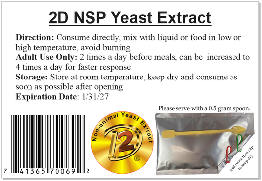 2D NSP Yeast Extract